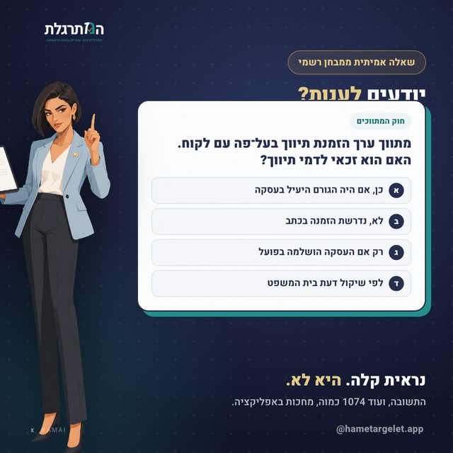 גרפיקה מחבילת התוכן של המתרגלת